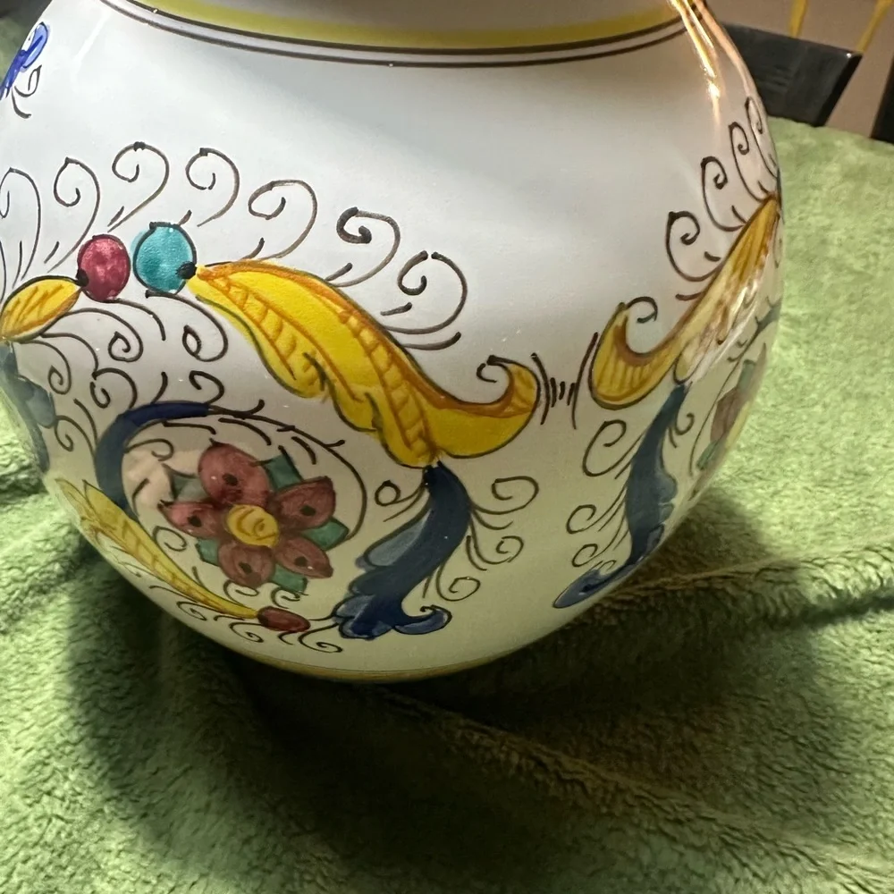 Raffaellesco Ceramic Vase for Williams & Sonoma